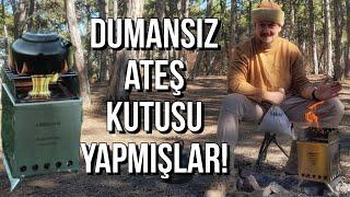 Campcraftr Dumansız Ateş Kutusu İnceleme - Peletle 1,5 Saat Kesintisiz Ateş