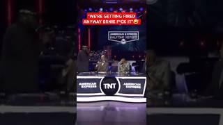 Shaq cursing twice on live TV ! #nba #trending #highlights