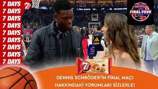 Dennis Schröder'in Final Maçı Hakkındaki Yorumları Sizlerle ️