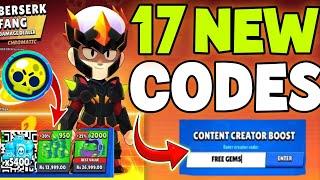 Hurry Up!! Brawl Stars Codes in October 2024-Brawl Stars Codes For Gems / Brawl Stars QR Codes