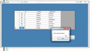 Visual Basic.Net: Insert Checked rows from DataGridView to Access Database with source code