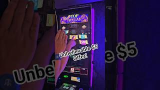 When $5 Top Dollar Hits This! Unbelievable #slots #slot #casino #casinos #gambling #jackpot #handpay