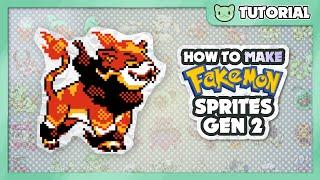 How To Make Gen 2 Pokémon Sprites | Substitube Tutorial 