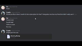 Don't fall for QRCode free nitro scams on Discord!