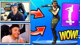 NINJA & MYTH REACT TO *NEW* FREESTYLIN' DANCE/EMOTE! Fortnite FUNNY & SAVAGE Moments