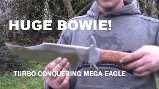 HUGE bowie knife from rail track