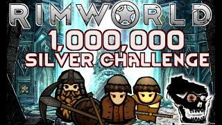 [24] RimWorld - Grenades = Dangerous! - Medieval Dwarf Silver Hoarders - 1,000,000 - Let's Play