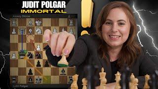 Judit Polgar's IMMORTAL Taimanov Sicilian!!! - Alexei Shirov vs Judit Polgar - Buenos Aires 1994