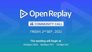 OpenReplay Community Call - September