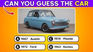 Classic Car Quiz | Guess These 1960s - 1970s Classic Cars! Can You Get All 25 Right?