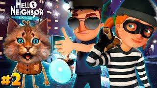 Весёлый Кот играет в ПРИВЕТ СОСЕД ПРЯТКИ 2 АКТ Hello Neighbor Hide And Seek