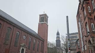 Hamburg (HH) Neustadt kath. Kirche St. Ansgar  (Kleiner Michel) : Vollgeläut