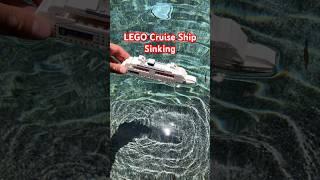 ¡El crucero LEGO se hunde! #titanic #lego #crucero