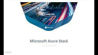 Microsoft Azure Stack Options for On-Premise Workloads