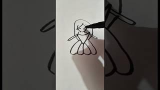 Draw a beautiful girl/ Easy drawing tutorial for kids,#shortsviral#viralshorts#couplegoals#sketching