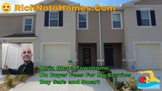 Atria Townhomes for Sale | Ridgewood Lakes | DR Horton Glen Model | Davenport Gated | 55+ Adult