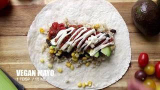 black beans burritos | The Buddhist Chef