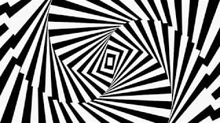 Black and White Op Art Visual Background Video