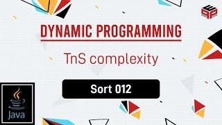 Sort 012 | TnS complexity | In English | Java | Video_13