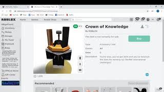 What does this New Domino Crown means (ROBLOX)