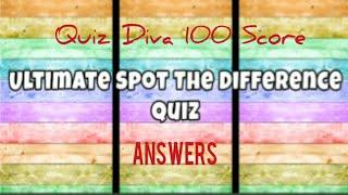 Ultimate Spot The Differenc Quiz | Answer | with Proof | Quiz Diva