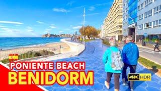 BENIDORM IN WINTER | Poniente Beach from Old Town