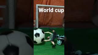 Fun stunt car with world cup 2022 #shorts