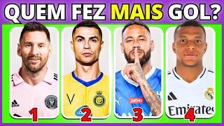  QUANTO VOCÊ SABE DOS MELHORES JOGADORES DO MUNDO🟨 | Neymar | Cristiano Ronaldo | Messi | #quiz