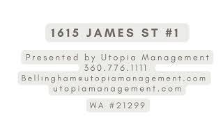 Virtual Tour of 1615 James St #1