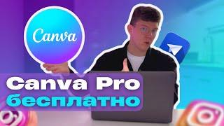 Бесплатная подписка CANVA PRO за 2 МИНУТЫ | Павел Остапчук