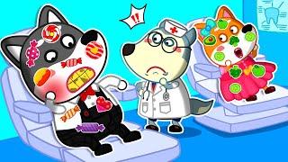 Wolfoo learns about the dangers of sweets | Good Habits For Kids  Wolfoo Kids Cartoon