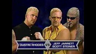 LAST EVER WCW THUNDER MAIN EVENT ON TBS "21 MARCH 2001" BOOKER T AND SCOTT STEINER