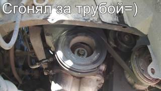 Как отвернуть болт шкива каленвала How to remove the crankshaft pulley bolt