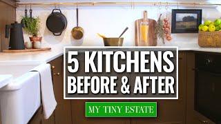 5 Kitchen Renovation REVEALS in 20 Minutes! | My Tiny Estate