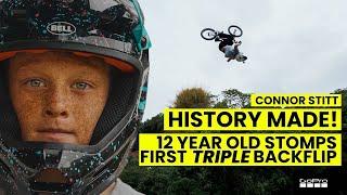 GoPro: 12 Year Old Connor Stitt Makes History! Full Story of The Youngest Ever Triple Backflip