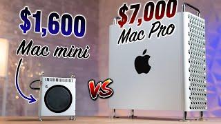 $1600 M4 Pro Mac mini vs $7000 Mac Pro: Long-Term Review