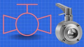 Drawing a Ball Valve on AutoCAD (P&ID Symbol)