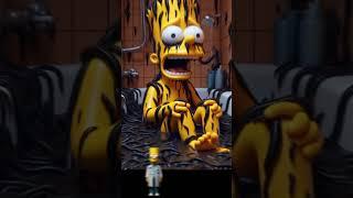 The Simpson family is surrounded by leeches while taking a bath #simpson #simpson #usa