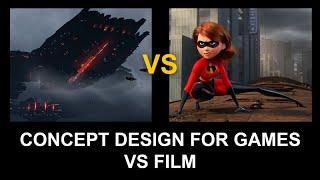 Concept Design For Games Vs Films