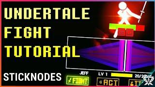 [OUTDATED] Undertale Battle Scene in Stick Nodes Tutorial