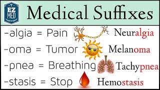 Medical Terminology: Suffixes MADE EASY [Nursing, Students, Coding]