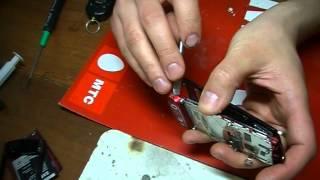 Samsung S5200 разборка, замена шлейфа