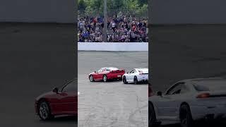 MITSUBISHI 3000GT VS DODGE STEALTH SPECTATOR DRAGS AT SEEKONK SPEEDWAY!!!