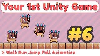 How to play Animation Walk Run Jump Falling :: Unity Visual Scripting Basic Tutorial - Part 6