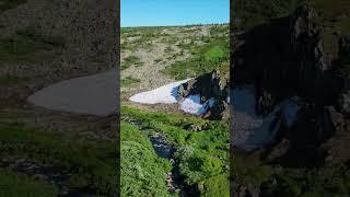 Тайна снежных каскадов: удивительное открытие! #природа #mountains