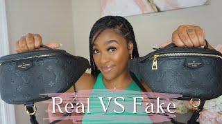 Real vs Fake Louis Vuitton Empreinte Bumbag| $300 vs $2000 + How to Spot Fake LV