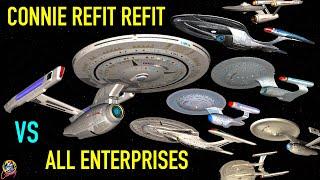 Connie Refit Refit USS Ressurection VS All Enterprises (Groups) - Star Trek Starship Battles