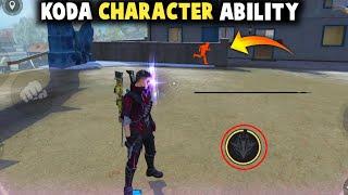 NEW KODA CHARACTER ABILITY TEST IN FREE FIRE | OB47 UPDATE - GARENA FREE FIRE