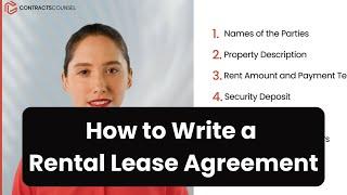 How to Write a Rental Lease Agreement [Lawyer Templates Available]