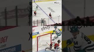 GAME SAVER  Samuel Ersson makes huge save on Alexander Barabanov on a breakaway